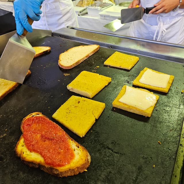 Polenta alla piastra